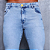 Calça Jeans Corte no Joelho e Detalhes Amarelo - Imagem 3