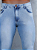 Calça clara lisa com acessórios na cor cobre - Imagem 3