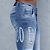 Calça Jeans clara Com Detalhe Codi Na Lateral - Imagem 2