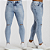 Calça Jeans Corte no Joelho Clara - Imagem 1