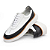Tenis Casual Alaska Camurça Branco Preto - Imagem 4