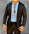 Blazer Premium Elastano Slim Fit Esport Fino Preto - Imagem 1