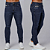 Calça Jeans SLIM Escura, Com Bigode No Laser - Imagem 1