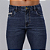 Calça Jeans SLIM Escura, Com Bigode No Laser - Imagem 3