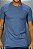Camiseta  Azul Algodão Egípsio - Imagem 3