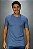 Camiseta  Azul Algodão Egípsio - Imagem 5