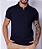 Polo Ziper Azul Marinho - Imagem 1