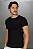 Camiseta  Preta  Algodão Egípsio - Imagem 2