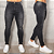 Calça Jeans Escura, Com Bolso Faca, Pinça Na Frente E Acessórios Ouro Velho - Imagem 1