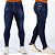 Calça Jeans Azul, Com Used E Acessórios Azul - Imagem 1