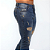 Calça Jeans com Devorê e Lavagem Sky Clean - Imagem 2