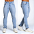 Calça Jeans Slim com Delavê - Imagem 1