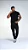 Calça Jeans SLIM Com Bipolimento Preto - Imagem 4