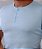 Camiseta Henley Azul Claro - Imagem 4