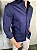 Camisa Manga Longa Azul Marinho - Imagem 2