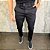 Calça Alfaiataria Sarja Acetinada Slim – Preto - Imagem 1