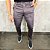 Calça Alfaiataria Sarja Acetinada Slim – Chumbo - Imagem 1