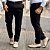 Calça alfaiataria Relax com Ajuste Lateral Preto - Imagem 1