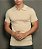 Polo Tricot Slim Mônaco Zíper Bege - Imagem 1
