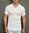 Polo Tricot Slim Mônaco Zíper Branco - Imagem 1
