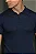 Polo Tricot Slim Mônaco Zíper Azul Marinho - Imagem 2