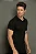 Polo Tricot Slim Mônaco Zíper Preto - Imagem 3