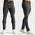 Calça Jeans Slim Marmorizada Com Recorte Preta - Imagem 1