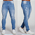 Calça Jeans Slim Sky Clean Rasgos No Lazer - Imagem 1