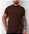 Camiseta Marrom Gola Media Fiji - Imagem 1