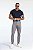 Calça Alfaiataria Skinny Ajuste Lateral – Cinza Claro - Imagem 2