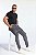 Calça Alfaiataria Skinny Ajuste Lateral – Cinza Escuro - Imagem 3