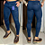 Calça Alfaiataria Cós Italiano Azul Marinho - Imagem 1