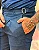 Calça Alfaiataria Jerry Ajuste Lateral Azul Jeans - Imagem 2