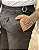 Calça Alfaiataria Jerry Ajuste Lateral Mescla Preto - Imagem 2