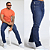 Calça Jeans Slim Detalhe Na Costura - Imagem 1