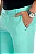 Calça Alfaiataria Jacquard Plissado Verde - Imagem 3