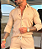 Camisa De Linho Premium Bege - Imagem 1