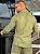 Camisa De Linho Premium Verde Militar - Imagem 3