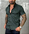 Camisa Social Fibra De Bambú Verde - Imagem 1