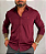 Camisa Social Fibra De Bambú ML Vinho - Imagem 1