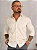 Camisa Social Fibra De Bambú ML Off White - Imagem 3