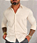 Camisa Social Fibra De Bambú ML Off White - Imagem 1