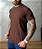 Camisa De Trico Listra Chocolate - Imagem 1