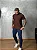 Camisa De Trico Listra Chocolate - Imagem 3