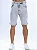 Bermuda Jeans Marmorizada Aviamentos Laranjas - Imagem 2