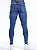 Calça Jeans Skinny Azul Médio Básico - Imagem 2
