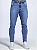 Calça Jeans Skinny Costura Dupla E Botão Laranja - Imagem 4