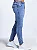Calça Jeans Skinny Costura Dupla E Botão Laranja - Imagem 2