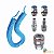 Kit Engate Rápido  Mangueira Espiral 5 Metros Compressor - Imagem 2