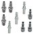 9 Pino Engate Rápido Pneumático 1/4 Compressor - Imagem 1